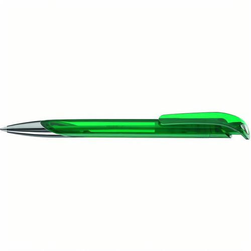 SPLASH transparent SI Druckkugelschreiber (Art.-Nr. CA125542) - Druckkugelschreiber mit glänzend transp...