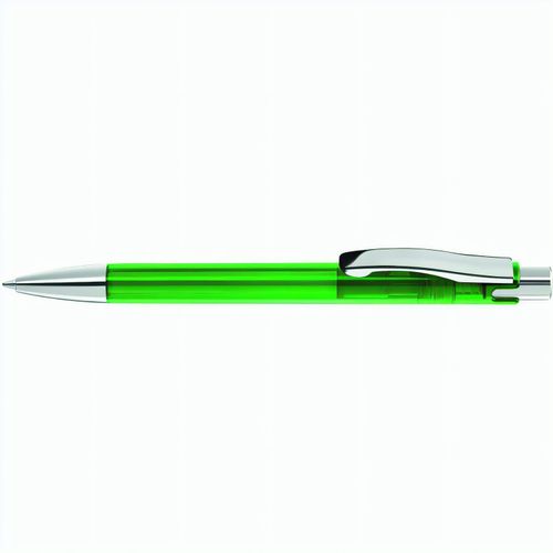 CANDY transparent SI Druckkugelschreiber (Art.-Nr. CA125790) - Druckkugelschreiber mit transparent...