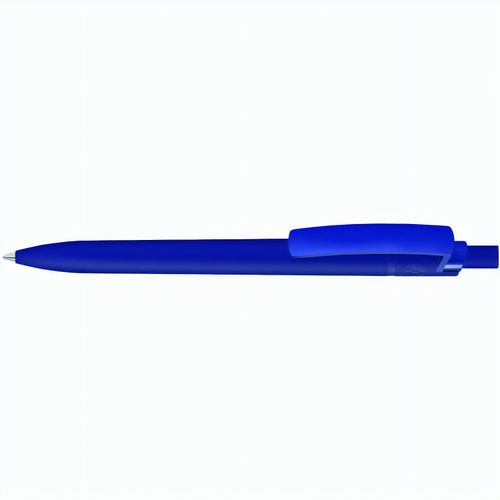 RECYCLED PET PEN STEP F GUM Druckkugelschreiber (Art.-Nr. CA126730) - Druckkugelschreiber mit gummiertem...