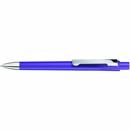 CHECK M-SI Druckkugelschreiber (Art.-Nr. CA132429) - Druckkugelschreiber mit gedeckt matten...