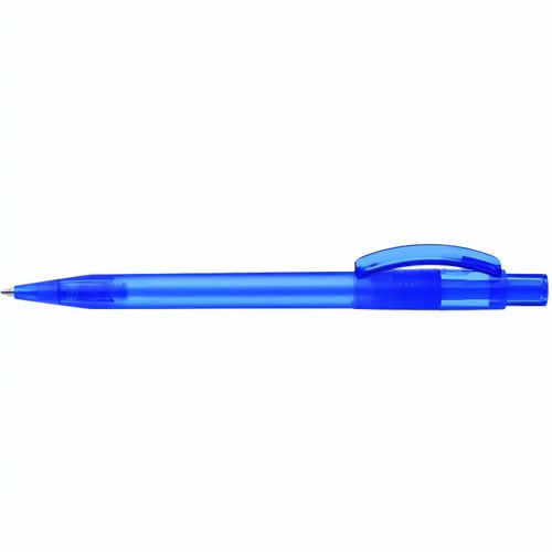 PIXEL frozen Druckkugelschreiber (Art.-Nr. CA133330) - Druckkugelschreiber mit gefrostetem...