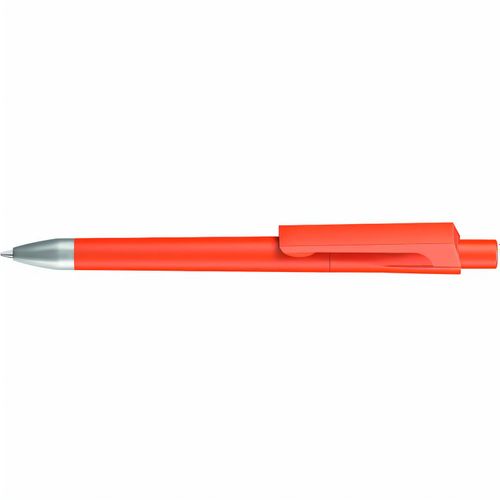 CHECK SI Druckkugelschreiber (Art.-Nr. CA139621) - Druckkugelschreiber mit gedeckt matten...