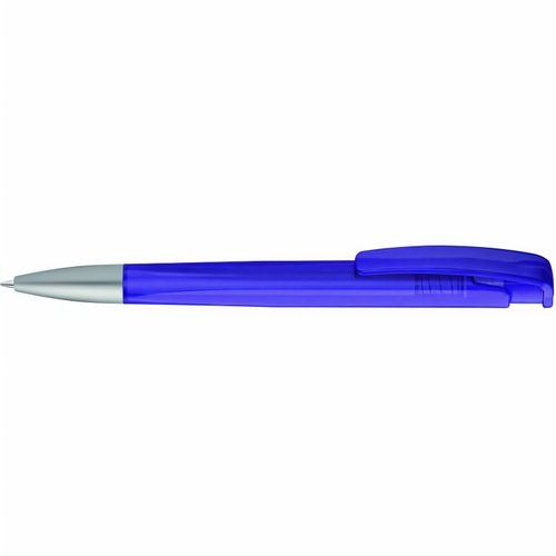 LINEO frozen SI Druckkugelschreiber (Art.-Nr. CA142980) - Druckkugelschreiber mit geometrisch...