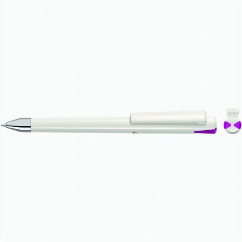 CRYS SI RECY shell Drehkugelschreiber (Art.-Nr. CA143317) - Drehkugelschreiber mit gedeckt glänzend...