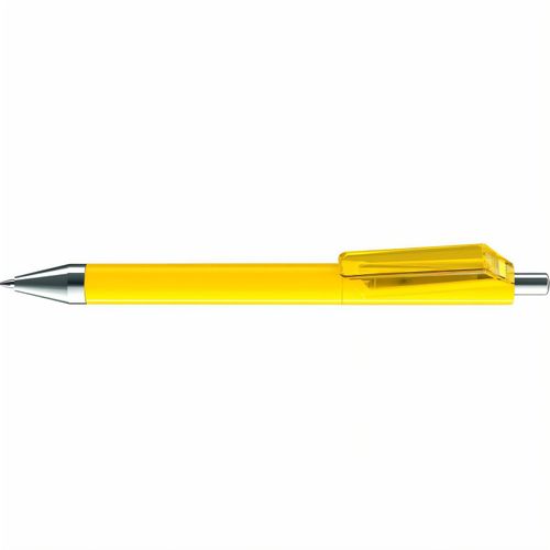 FUSION SI F Druckkugelschreiber (Art.-Nr. CA147434) - Druckkugelschreiber mit gedeckt glänzen...