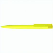 RECYCLED PET PEN PRO K transparent GUM Druckkugelschreiber (gelb) (Art.-Nr. CA151096)