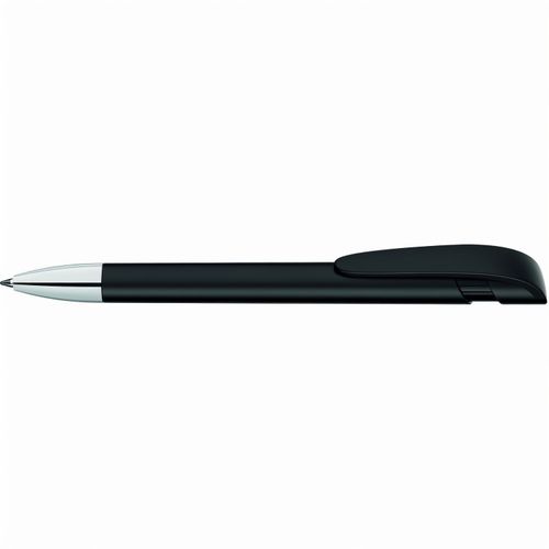 YES F SI Druckkugelschreiber (Art.-Nr. CA160165) - Druckkugelschreiber mit gedeckt mattem...
