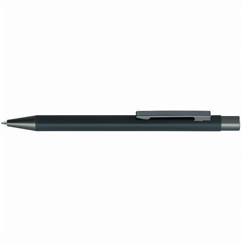 STRAIGHT M Druckkugelschreiber (Art.-Nr. CA160222) - Metall-Druckkugelschreiber mit mattem...