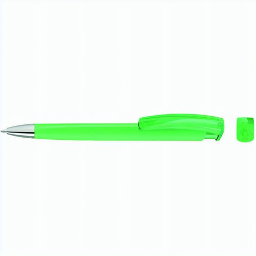 TRINITY K transparent SI RECY Druckkugelschreiber (Art.-Nr. CA164212) - Druckkugelschreiber mit gedeckt mattem...