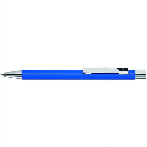 STRAIGHT SI Druckkugelschreiber (Art.-Nr. CA174619) - Metall-Druckkugelschreiber mit mattem...