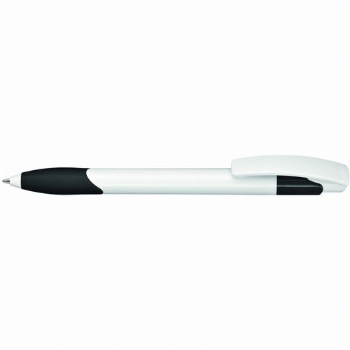 OMEGA grip Druckkugelschreiber (Art.-Nr. CA175503) - Druckkugelschreiber mit gedeckt glänzen...