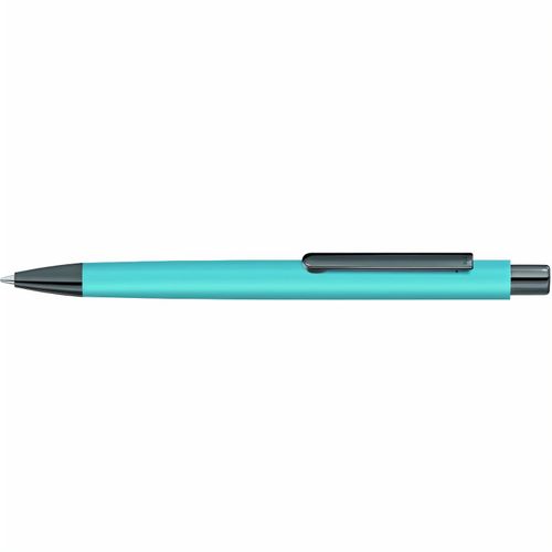 ELLIPSE GUM Druckkugelschreiber (Art.-Nr. CA182613) - Metall-Druckkugelschreiber mit ellipsenf...