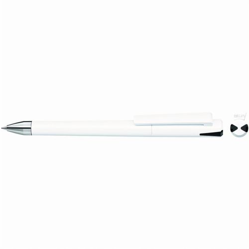 CRYS SI Drehkugelschreiber (Art.-Nr. CA191456) - Drehkugelschreiber mit gedeckt glänzend...