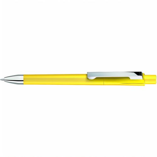 CHECK M-SI Druckkugelschreiber (Art.-Nr. CA193787) - Druckkugelschreiber mit gedeckt matten...