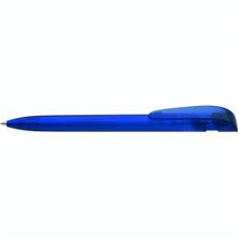 YES transparent Druckkugelschreiber (dunkelblau) (Art.-Nr. CA193892)