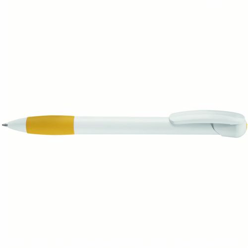 FANTASY Druckkugelschreiber (Art.-Nr. CA195484) - Druckkugelschreiber mit gedeckt glänzen...