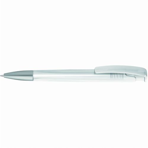 LINEO frozen SI Druckkugelschreiber (Art.-Nr. CA200028) - Druckkugelschreiber mit geometrisch...
