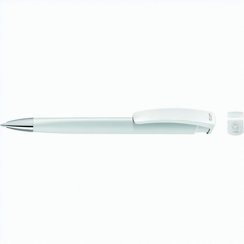 TRINITY SI RECY Druckkugelschreiber (Art.-Nr. CA209735) - Druckkugelschreiber mit gedeckt mattem...