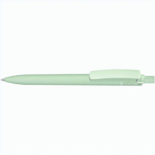 RECYCLED PET PEN STEP F GUM Druckkugelschreiber (Art.-Nr. CA209988) - Druckkugelschreiber mit gummiertem...