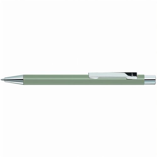 STRAIGHT SI Druckkugelschreiber (Art.-Nr. CA213454) - Metall-Druckkugelschreiber mit mattem...