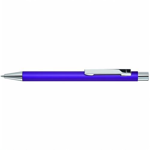STRAIGHT SI Druckkugelschreiber (Art.-Nr. CA215026) - Metall-Druckkugelschreiber mit mattem...