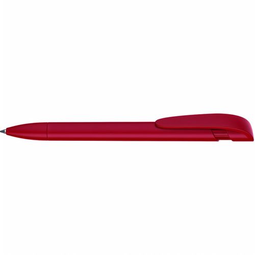 YES F Druckkugelschreiber (Art.-Nr. CA215409) - Druckkugelschreiber mit gedeckt mattem...