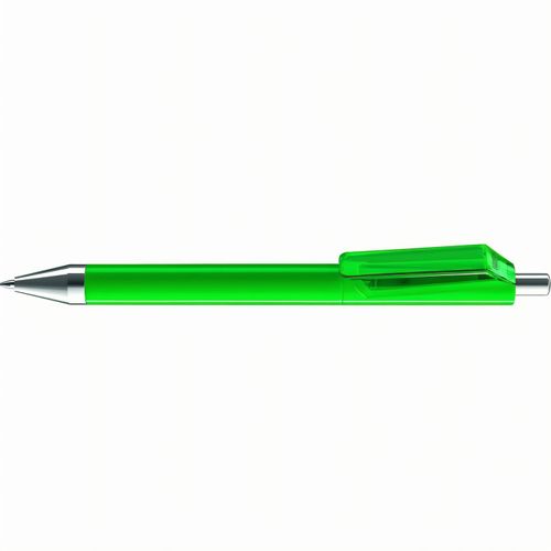 FUSION SI F Druckkugelschreiber (Art.-Nr. CA217620) - Druckkugelschreiber mit gedeckt glänzen...