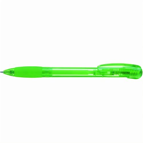 FANTASY transparent Druckkugelschreiber (Art.-Nr. CA219934) - Druckkugelschreiber mit transparent...