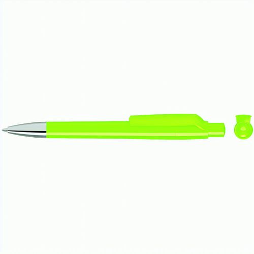 BLOOM SI Druckkugelschreiber (Art.-Nr. CA224943) - Druckkugelschreiber mit gedeckt glänzen...