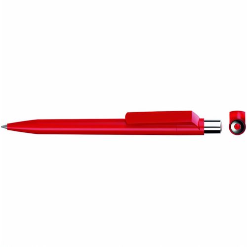 ON TOP SI F Druckkugelschreiber (Art.-Nr. CA225180) - Druckkugelschreiber mit farbig gedeckt...