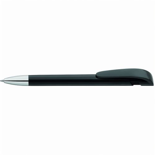 YES SI Druckkugelschreiber (Art.-Nr. CA226488) - Druckkugelschreiber mit gedeckt glänzen...