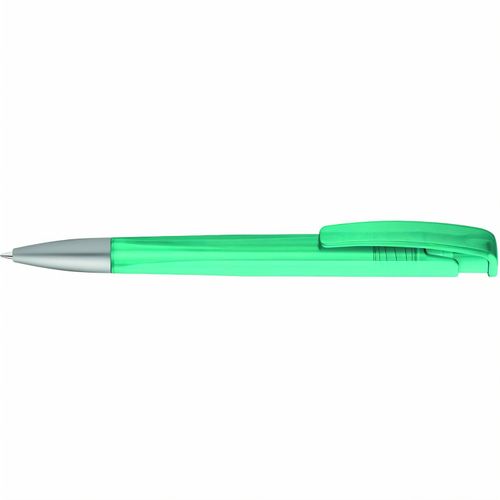 LINEO frozen SI Druckkugelschreiber (Art.-Nr. CA229656) - Druckkugelschreiber mit geometrisch...