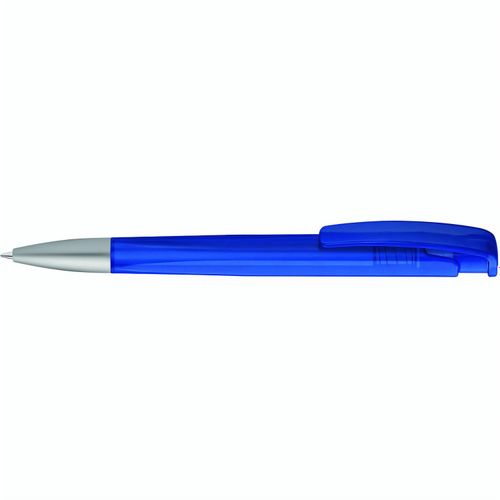 LINEO frozen SI Druckkugelschreiber (Art.-Nr. CA230194) - Druckkugelschreiber mit geometrisch...