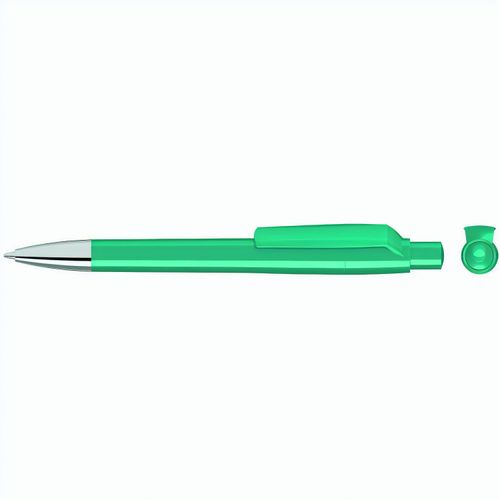 BLOOM SI Druckkugelschreiber (Art.-Nr. CA230727) - Druckkugelschreiber mit gedeckt glänzen...