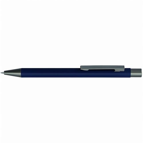 STRAIGHT M Druckkugelschreiber (Art.-Nr. CA233629) - Metall-Druckkugelschreiber mit mattem...
