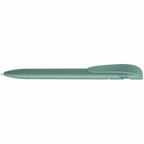 YES RECY Druckkugelschreiber (Art.-Nr. CA234016) - Druckkugelschreiber mit gedeckt mattem...