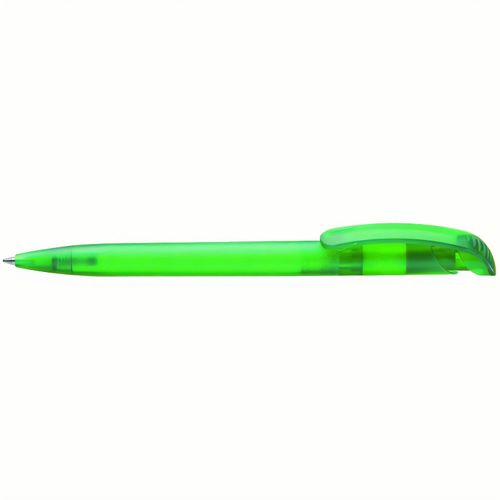 VARIO frozen Druckkugelschreiber (Art.-Nr. CA239873) - Druckkugelschreiber mit transparent...