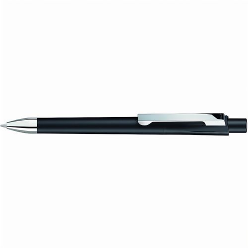 CHECK M-SI Druckkugelschreiber (Art.-Nr. CA242251) - Druckkugelschreiber mit gedeckt matten...