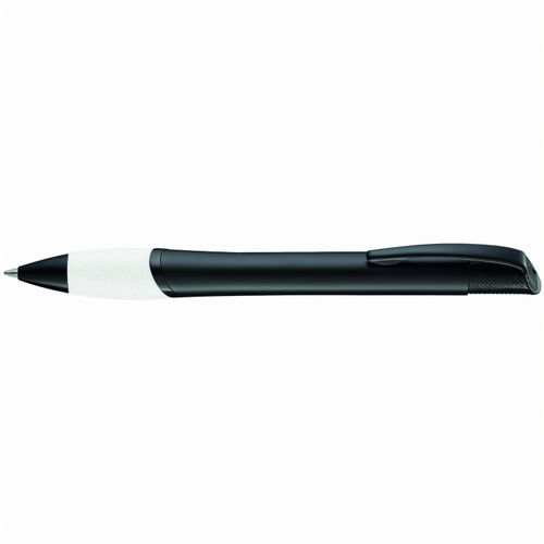 OPERA M Druckkugelschreiber (Art.-Nr. CA253909) - Metall-Druckkugelschreiber mit schwarz...