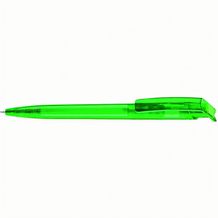 RECYCLED PET PEN transparent Druckkugelschreiber (grün) (Art.-Nr. CA254324)