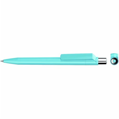ON TOP SI F Druckkugelschreiber (Art.-Nr. CA265873) - Druckkugelschreiber mit farbig gedeckt...