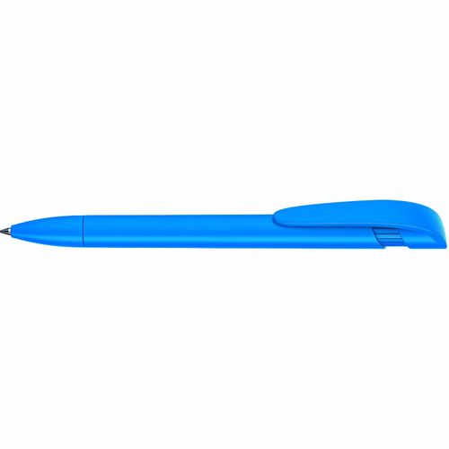 YES F Druckkugelschreiber (Art.-Nr. CA279214) - Druckkugelschreiber mit gedeckt mattem...