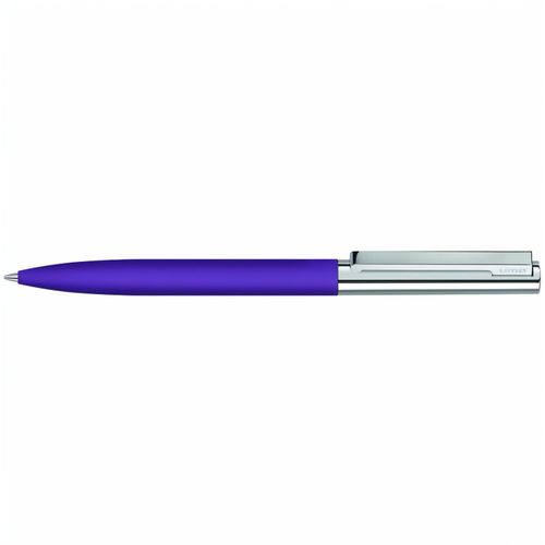 BRIGHT GUM Drehkugelschreiber (Art.-Nr. CA284767) - Metall-Drehkugelschreiber mit Softtouch-...