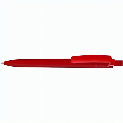 RECYCLED PET PEN STEP F GUM Druckkugelschreiber (Art.-Nr. CA285874) - Druckkugelschreiber mit gummiertem...