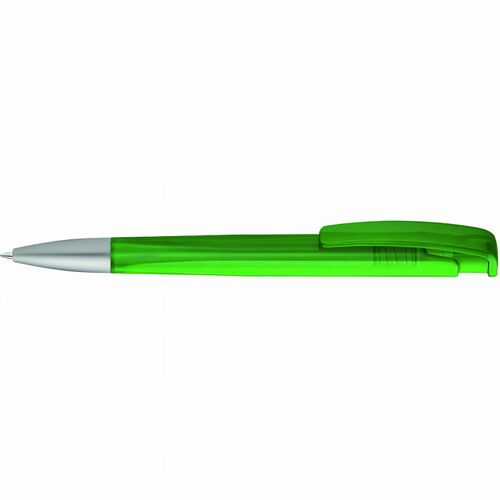 LINEO frozen SI Druckkugelschreiber (Art.-Nr. CA290051) - Druckkugelschreiber mit geometrisch...