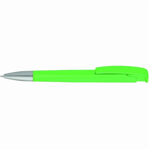 LINEO SI Druckkugelschreiber (Art.-Nr. CA295050) - Druckkugelschreiber mit geometrisch...