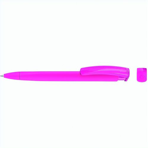 TRINITY K transparent RECY Druckkugelschreiber (Art.-Nr. CA296128) - Druckkugelschreiber mit gedeckt mattem...