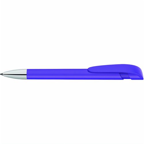 YES F SI Druckkugelschreiber (Art.-Nr. CA296922) - Druckkugelschreiber mit gedeckt mattem...