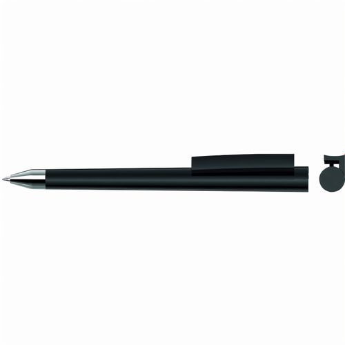 GEOS SI Drehkugelschreiber (Art.-Nr. CA300108) - Drehkugelschreiber mit gedeckt mattem...