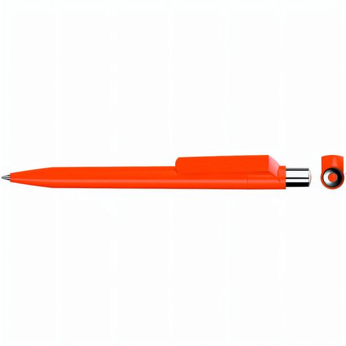 ON TOP SI F Druckkugelschreiber (Art.-Nr. CA301699) - Druckkugelschreiber mit farbig gedeckt...